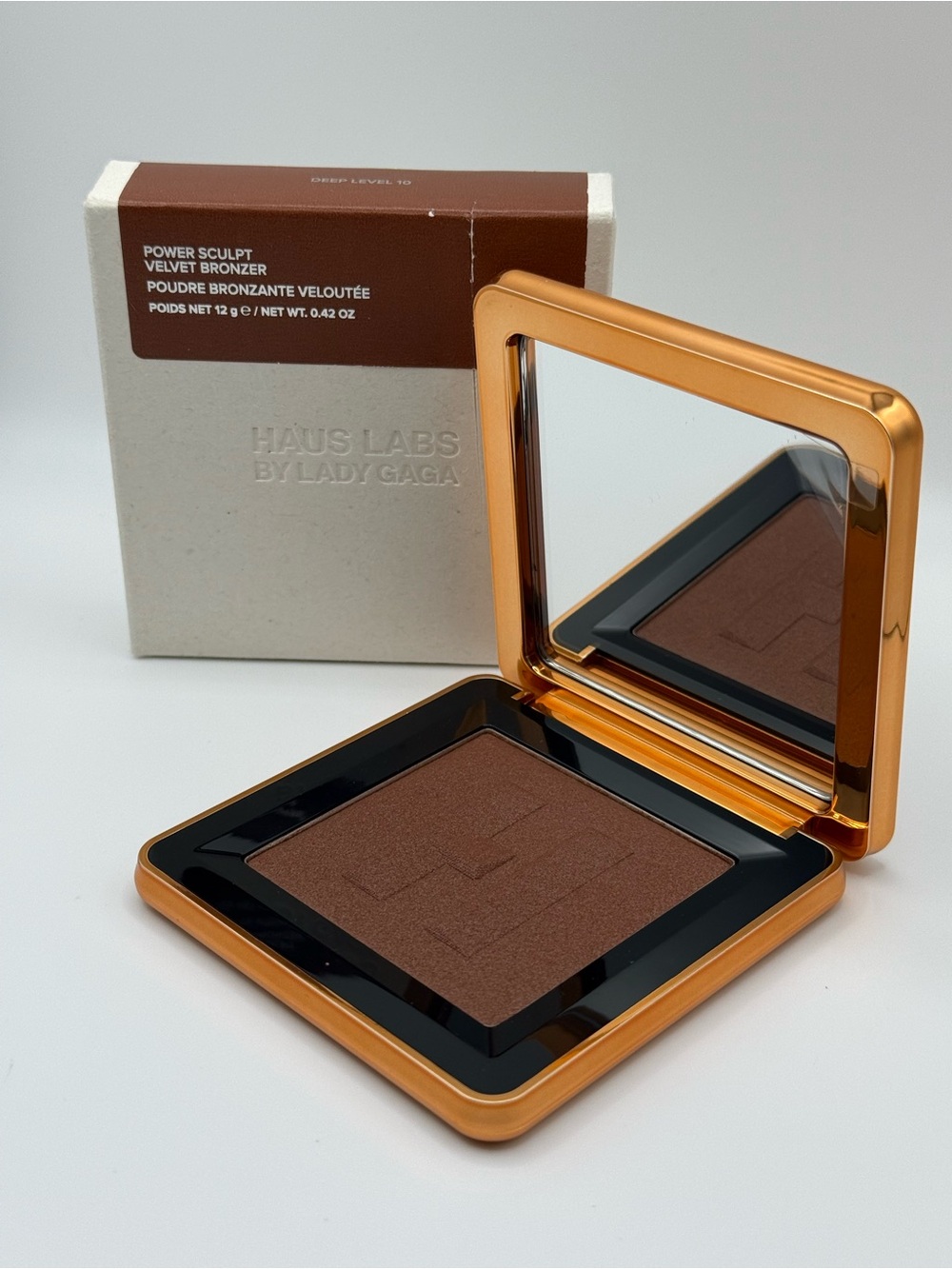 Haus Labs By Lady Gaga Velvet Bronzer Compact - Deep Level 10 Color
